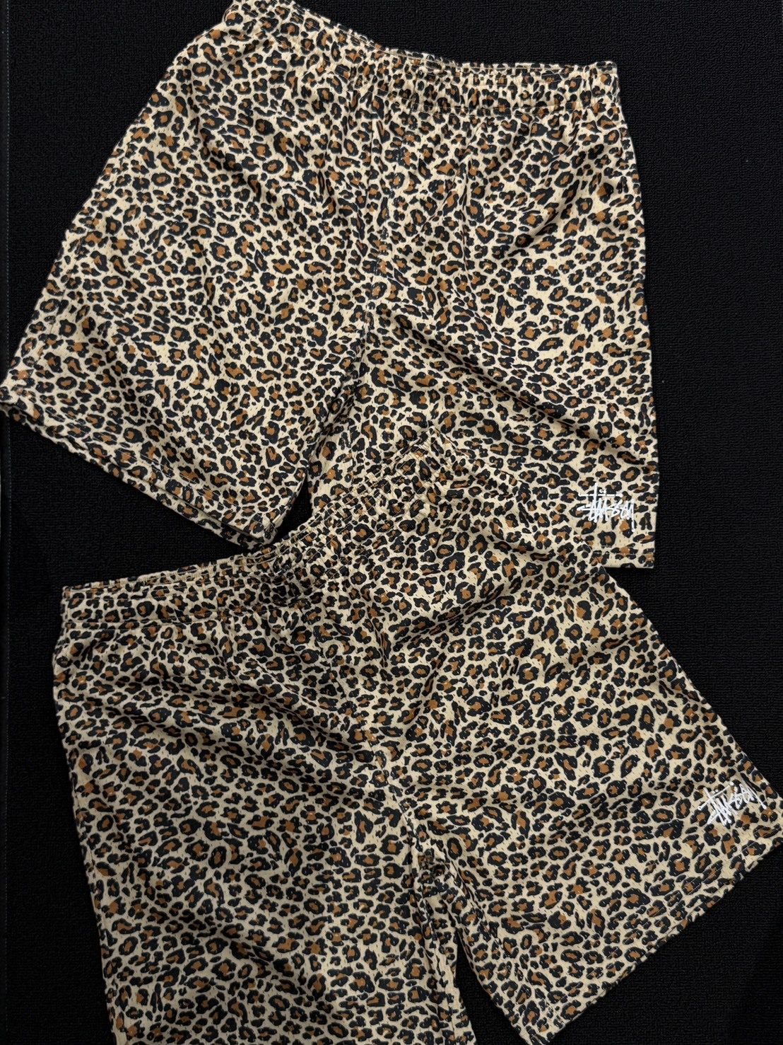 STUSSY MESH SHORT BASIC 豹紋網眼 短褲