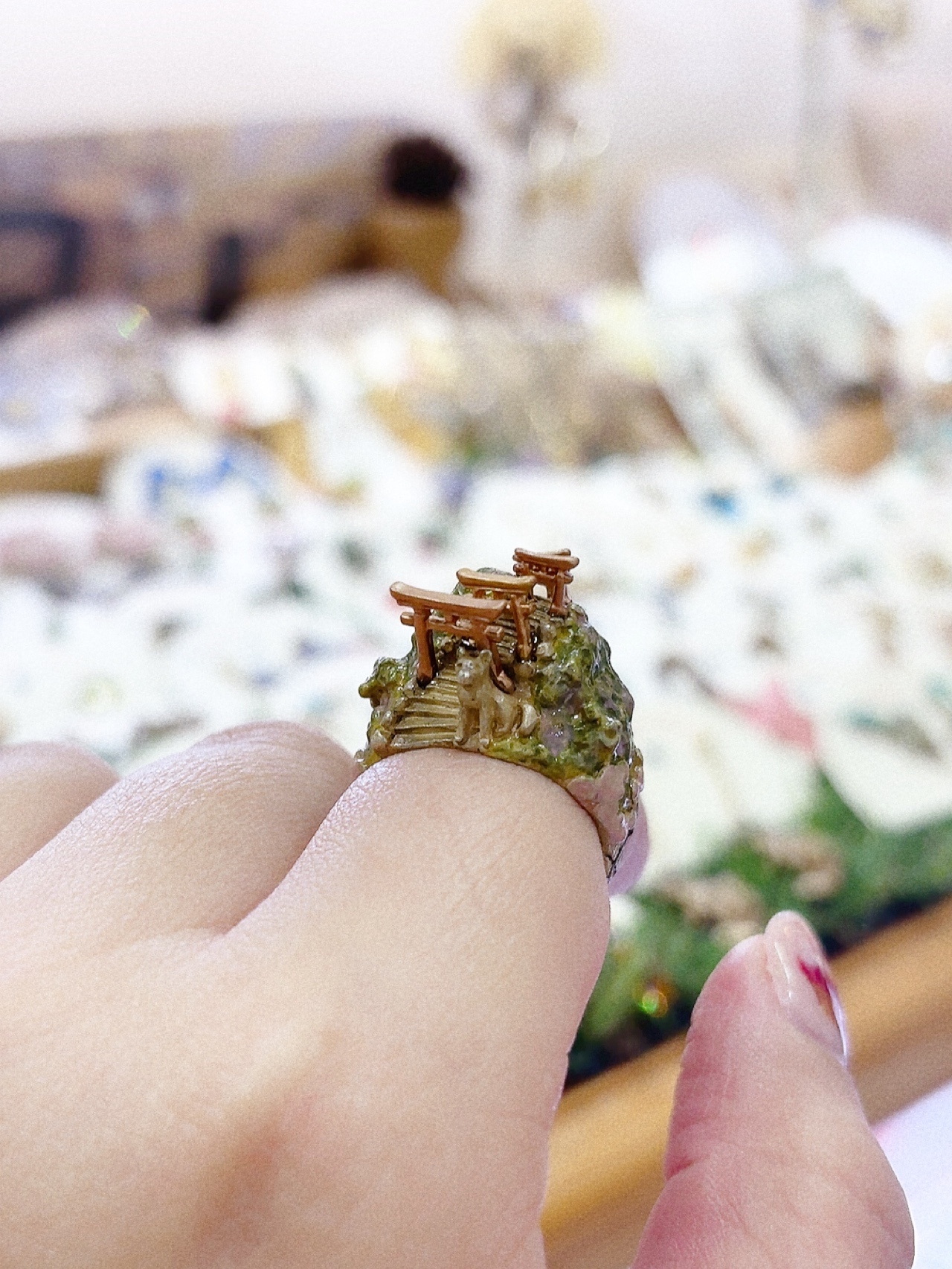 狐狸引領的奇幻小徑戒指