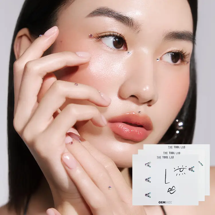 THE TOOL LAB 臉部水鑽裝飾貼紙組 (3款入)