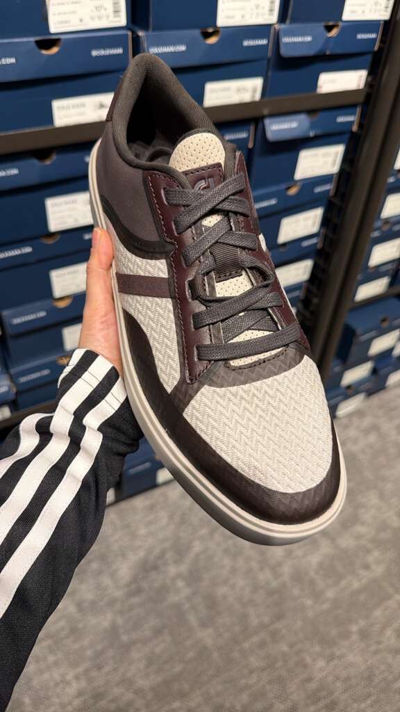 WE073 Cole Haan 啡色拼色綁帶男士休閒鞋