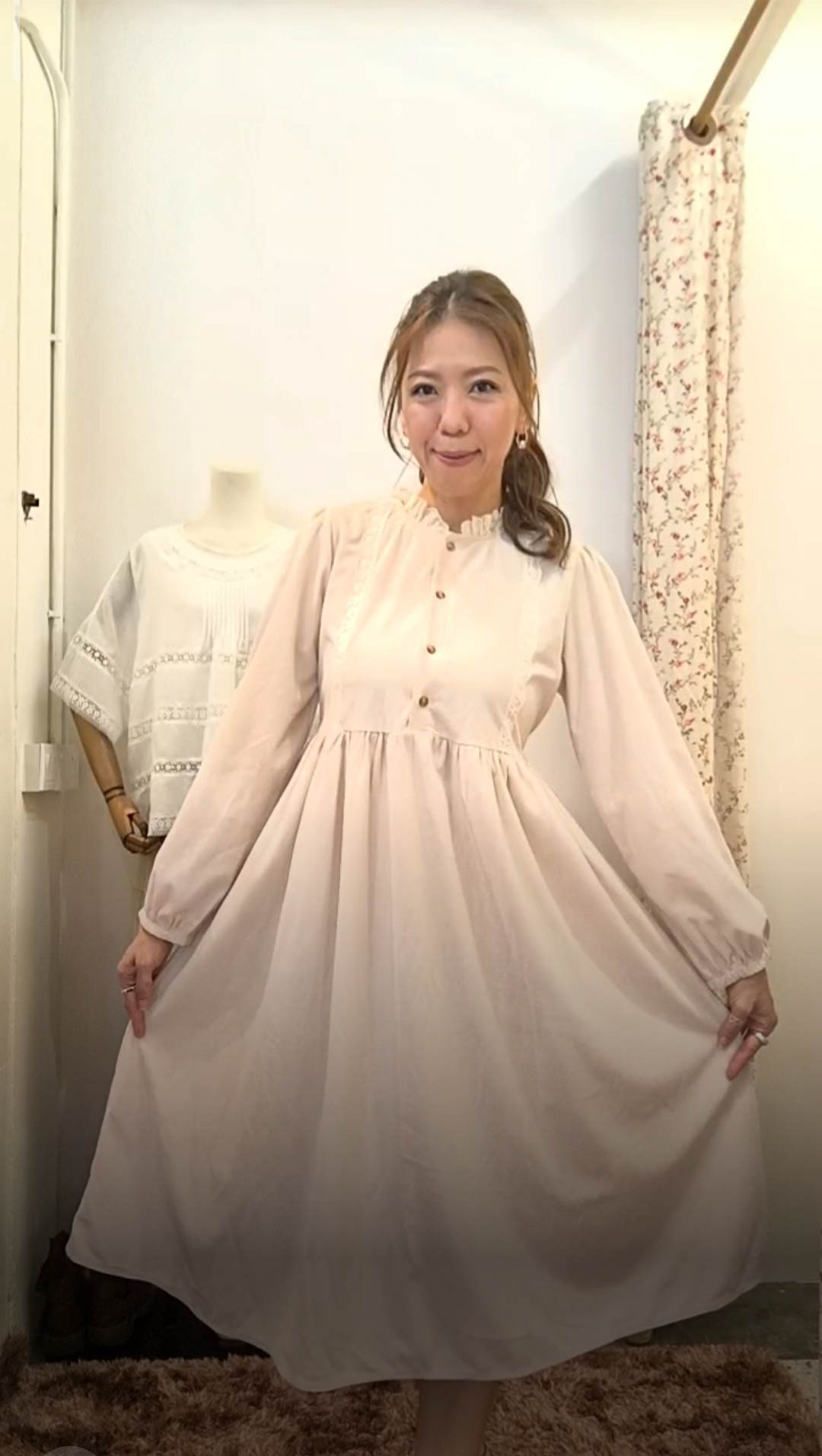 P027 原價RM199 💥特RM99 ▶️坑條田園風洋裝 👉B:100cm W:96cm H:cm L:112cm