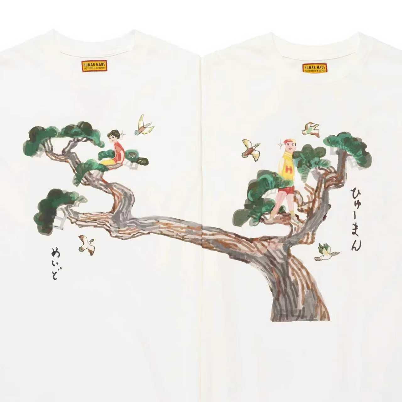 Human made 前印花情侶Tee