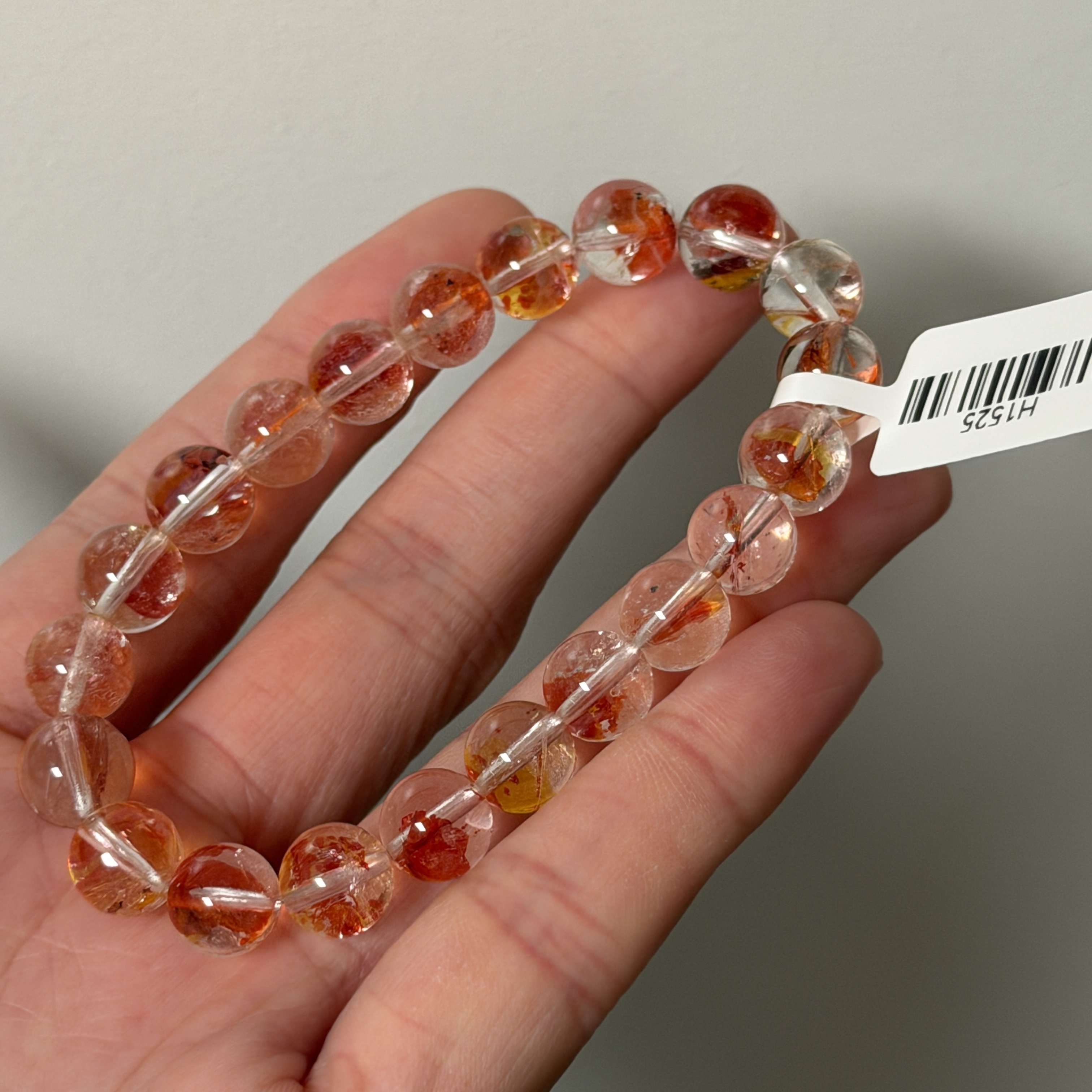 近頂級錦鯉膠花 約9mm H1525