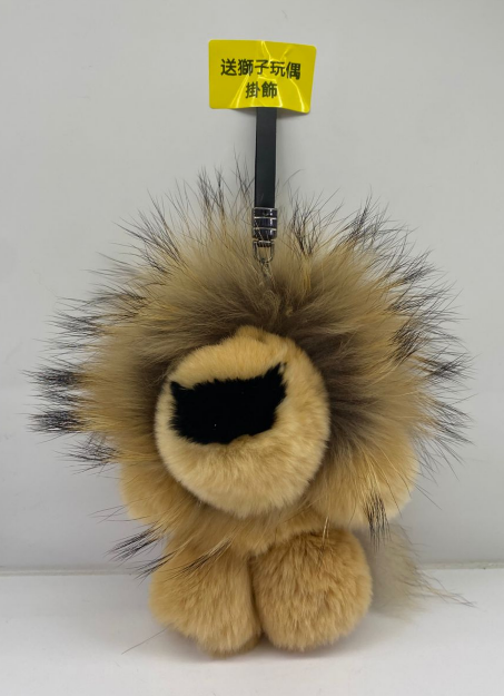 AB260309-F67-超大菜籃子-送獅子玩偶掛飾-黑色