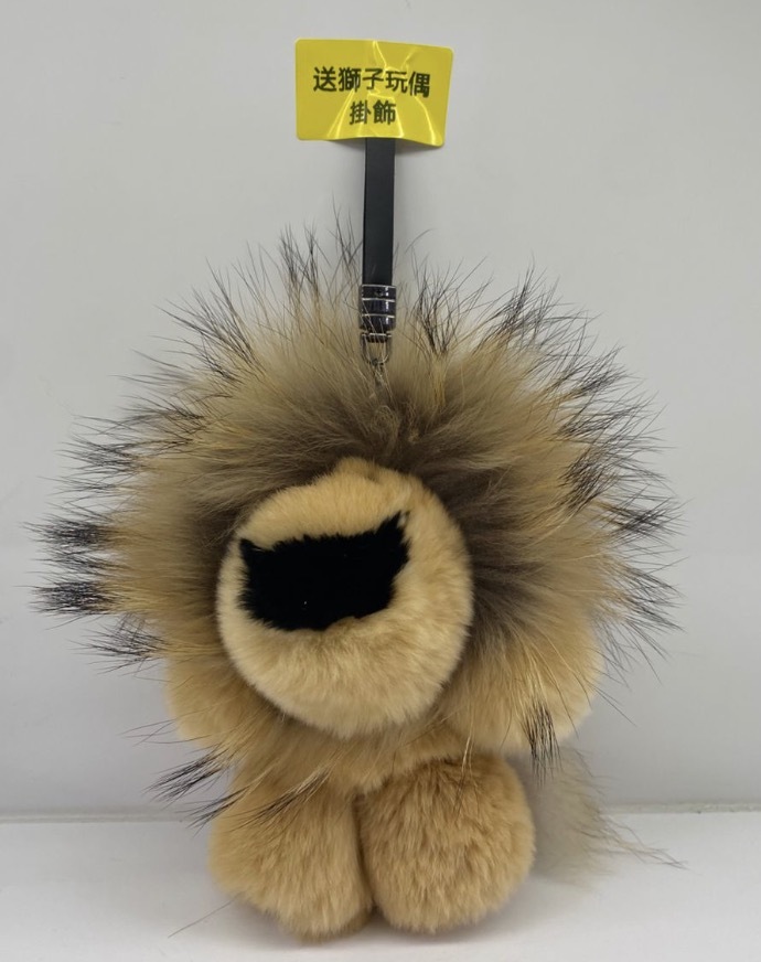 AB260309-F68-超大菜籃子-送獅子玩偶掛飾- 灰色