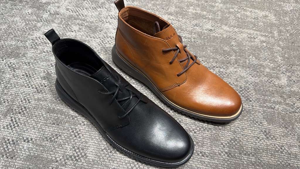 WE083 Cole Haan Zerogrand Chukka男士綁帶小中筒靴
