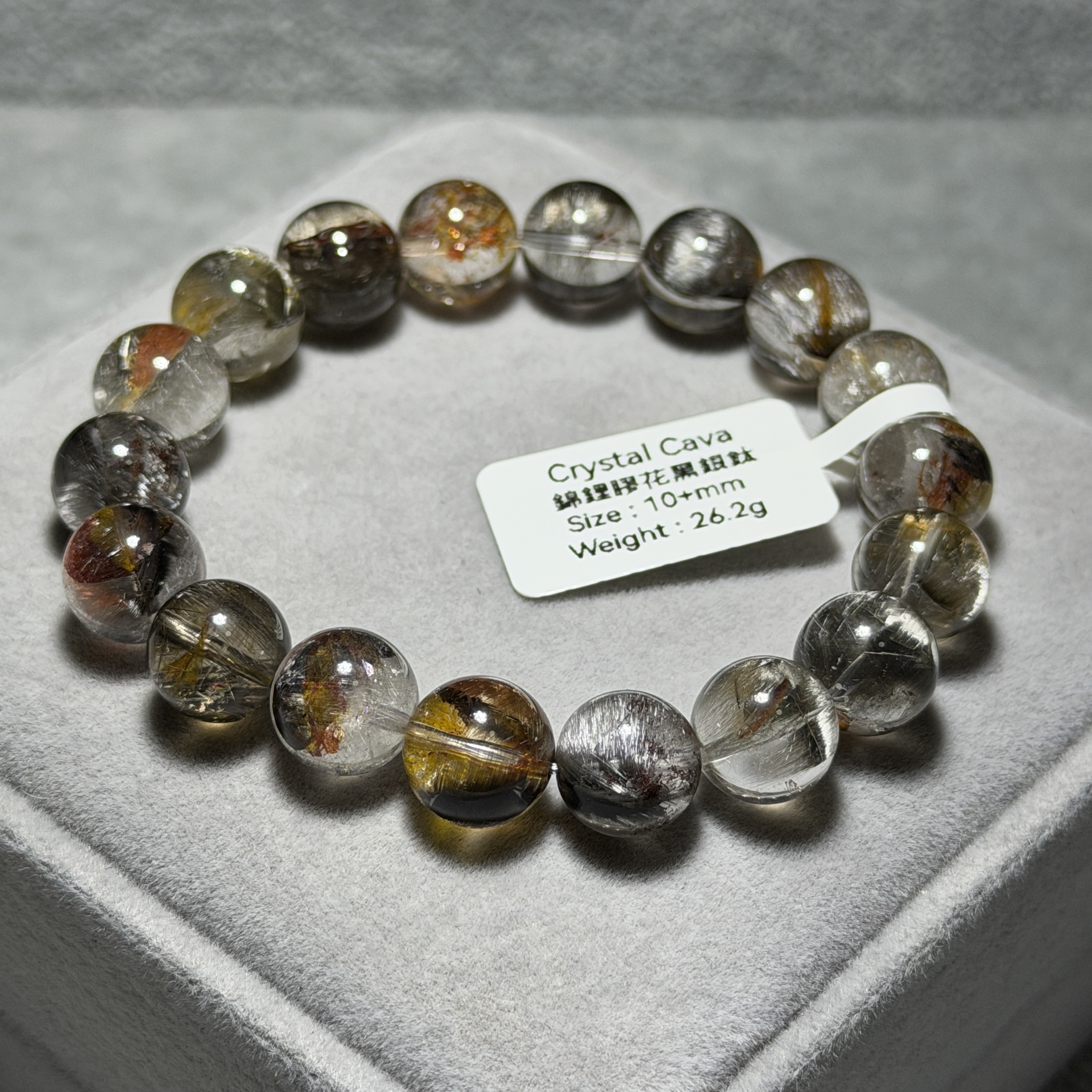 錦鋰膠花黑銀鈦 10+mm DF1821