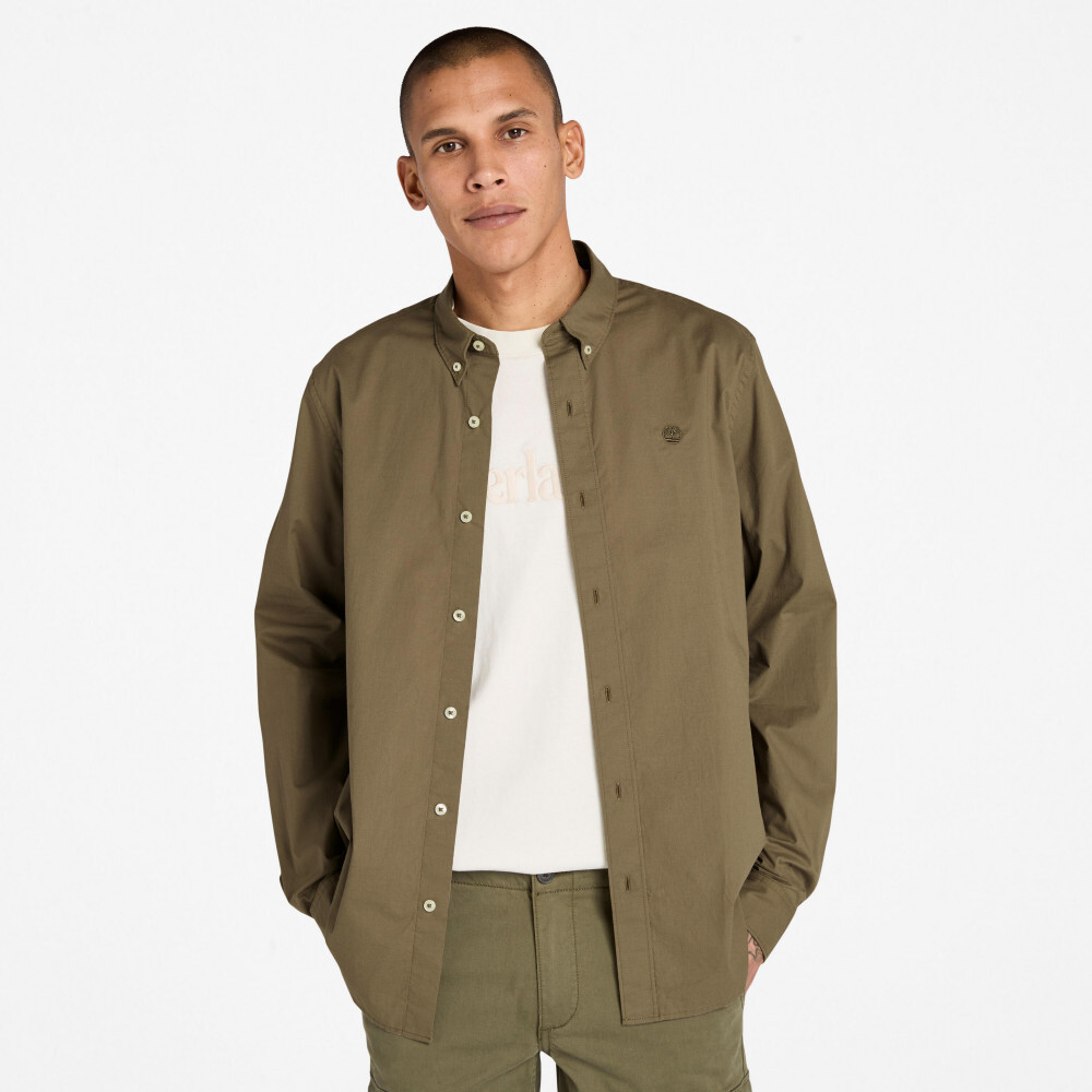 Timberland - Men's Stretch-Fit Poplin Shirt|TB0A2ANC5901