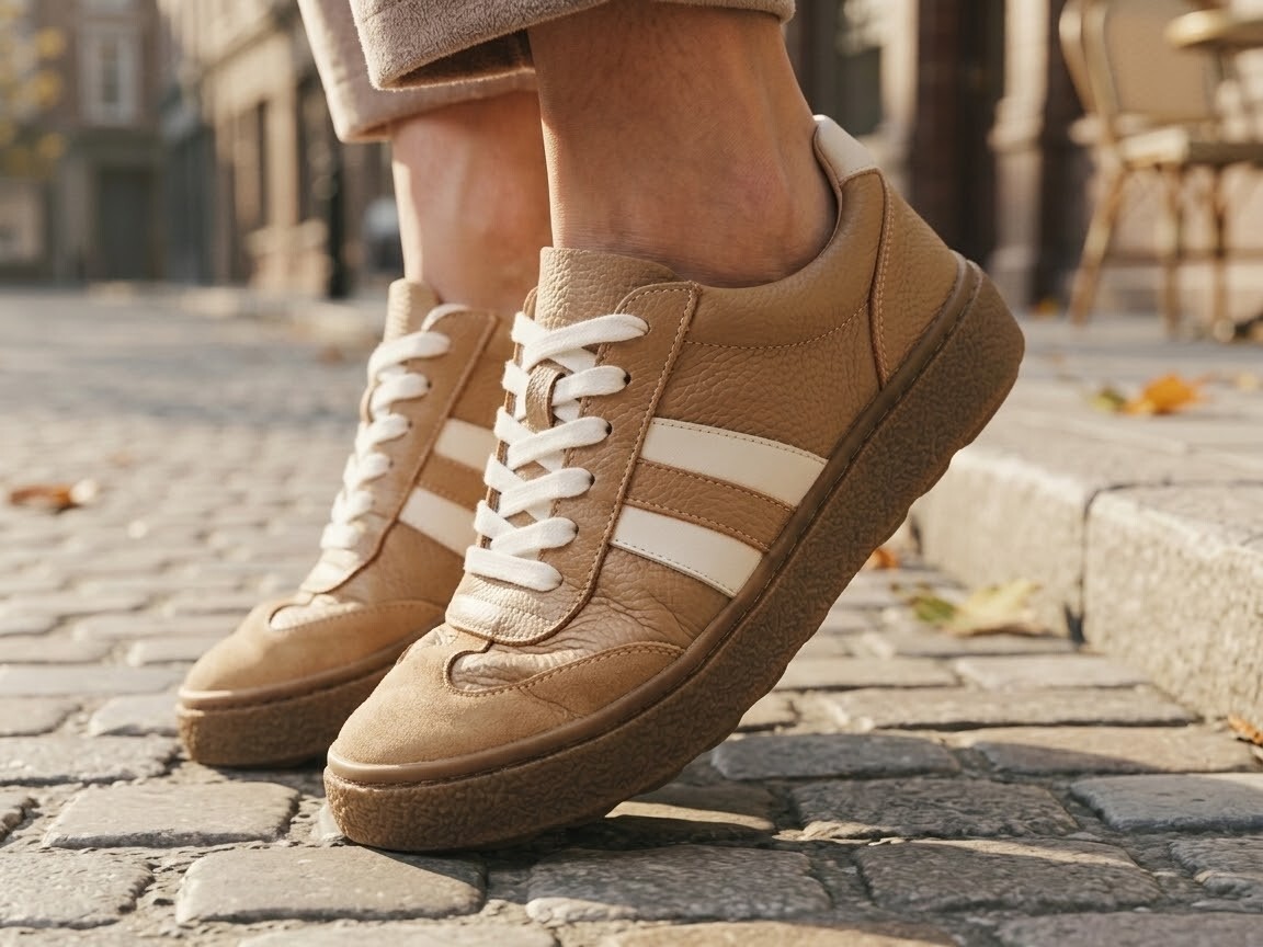 告別薄底與擠腳痛點！升級版 4公分避震厚底與亞洲友善寬楦頭，搭配柔軟真皮材質，護理師、專櫃人員久站一整天也依然輕盈舒適。