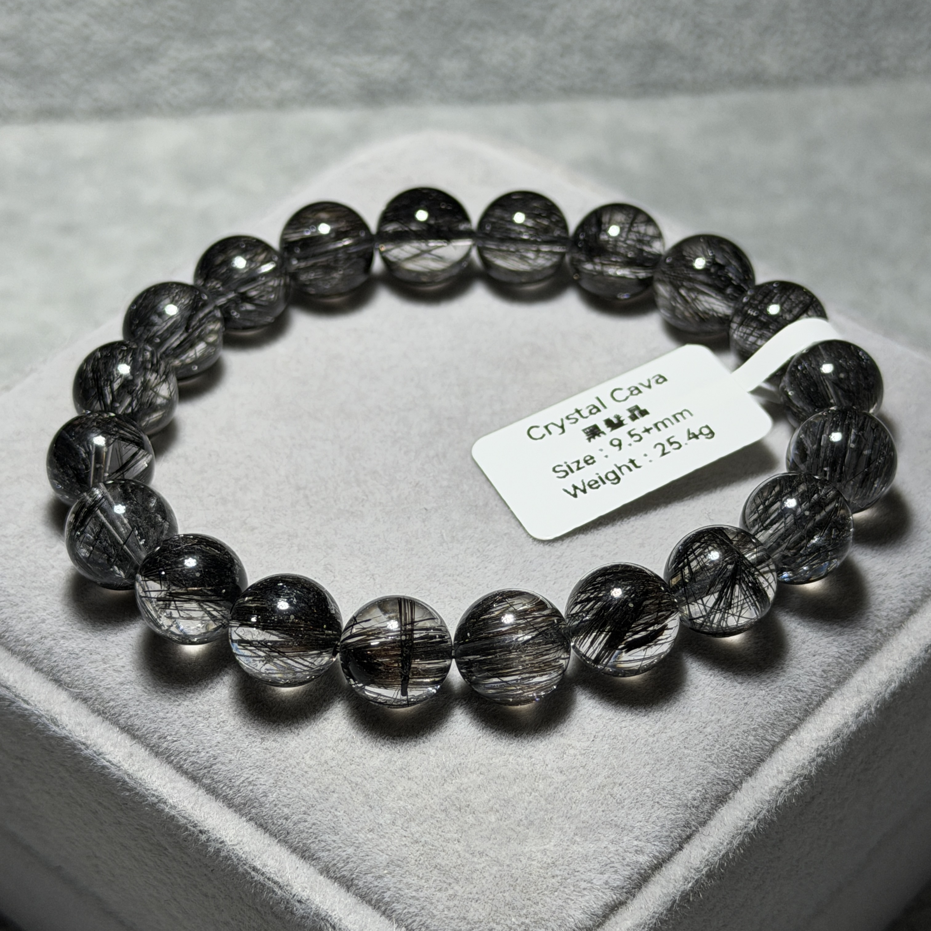 頂級黑髮晶 9.5+mm BQ1689