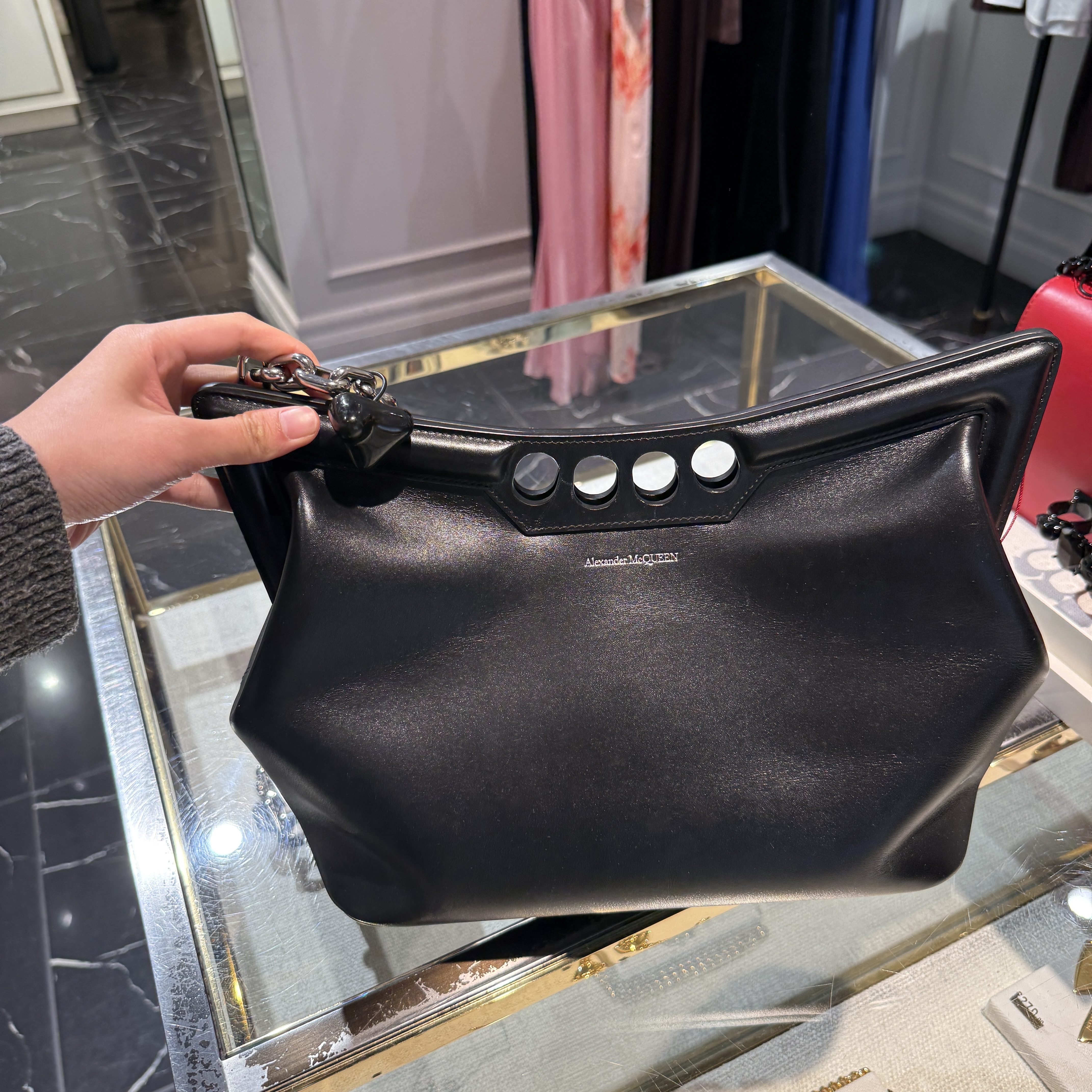 Alexander McQueen the peak bag medium