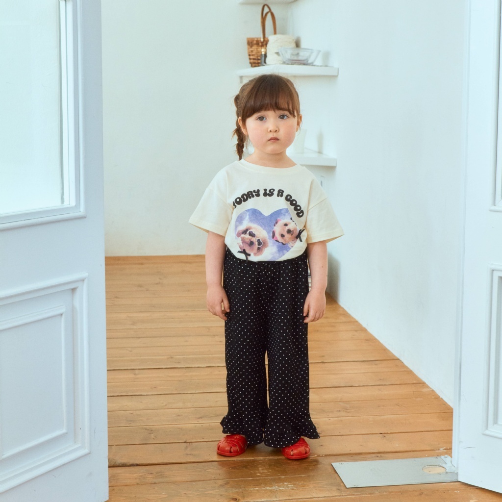 正韓夏 1stblue 愛心狗狗上衣