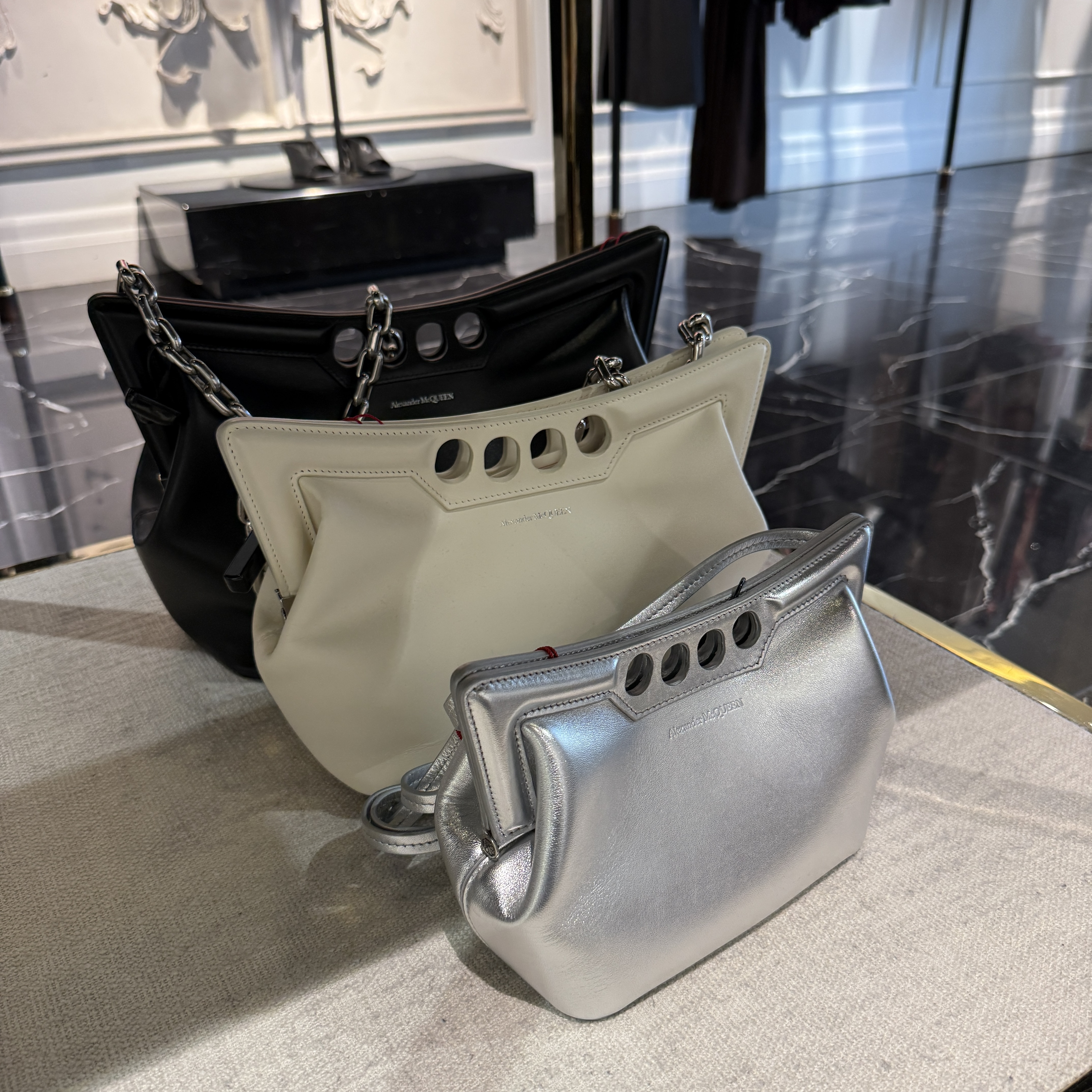 Alexander McQueen the peak bag mini