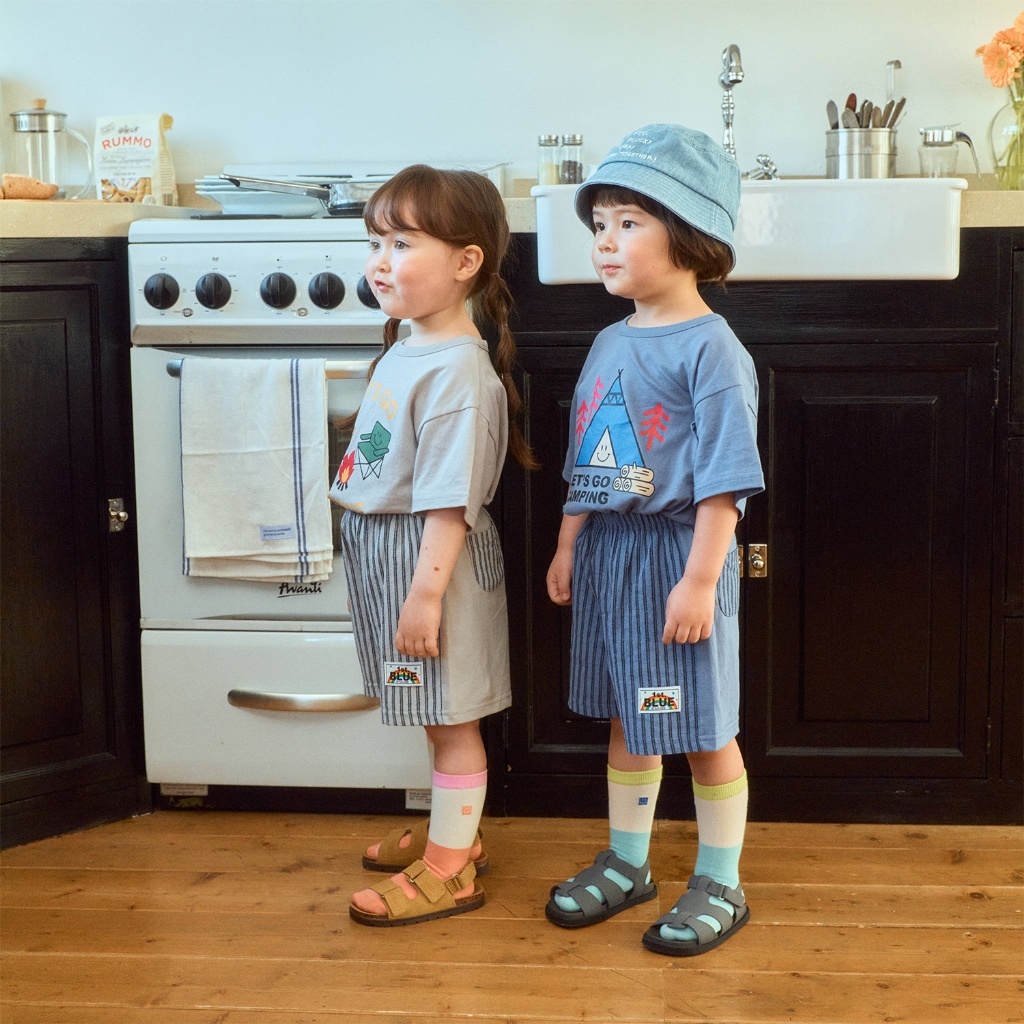 正韓夏 1stblue 來去露營上衣