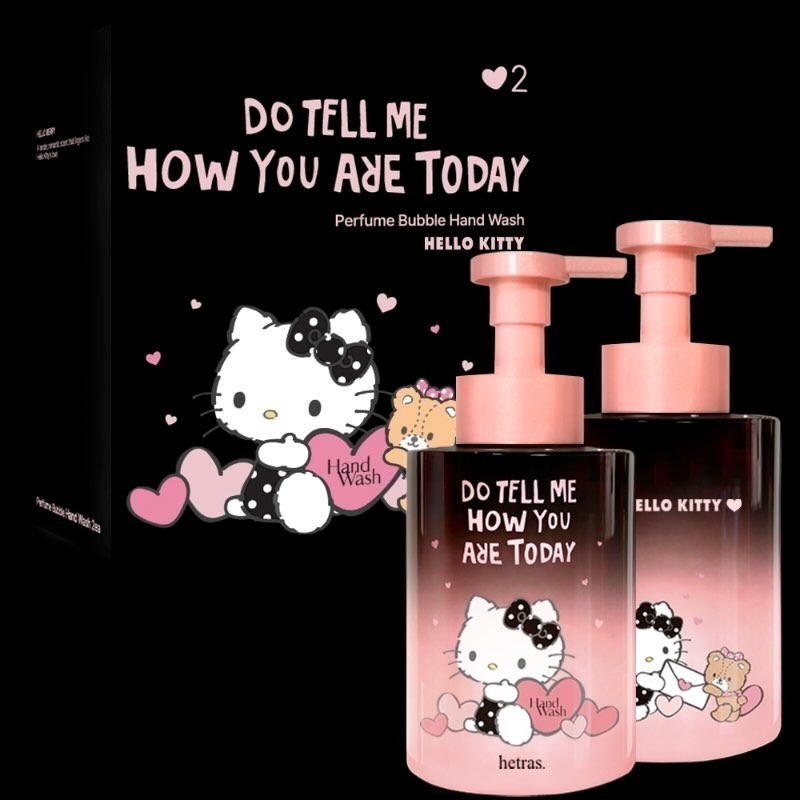 韓國Hetras x Hello Kitty 限定版 香氛洗手露 2入組 （洗手泡泡）