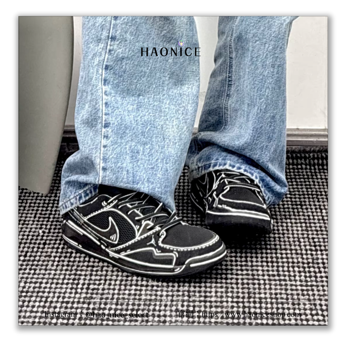 【HAO NICE】惡作劇訂製款🔥Air Jordan CMFT Era 漫畫感 二次元 黑白描邊 網布 運動鞋 籃球鞋