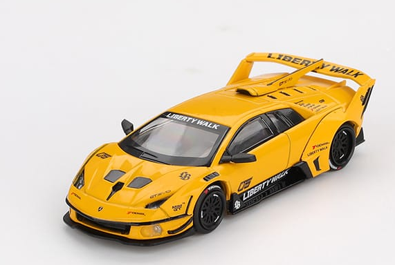 MINI GT 1135 LB-SILHOUETTE WORKS MURCIELAGO GT EVO YELLOW