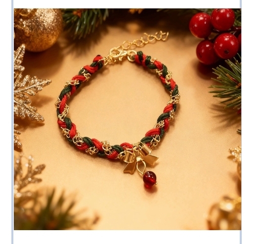 CF7202  DIY876手工编织福利款圣诞手绳