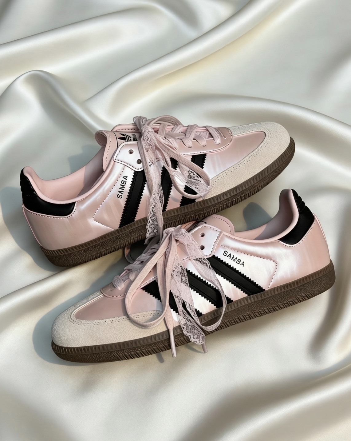 【代購】Adidas Samba OG 桑迪粉 KJ4305 復古德訓鞋 經典三線 女款