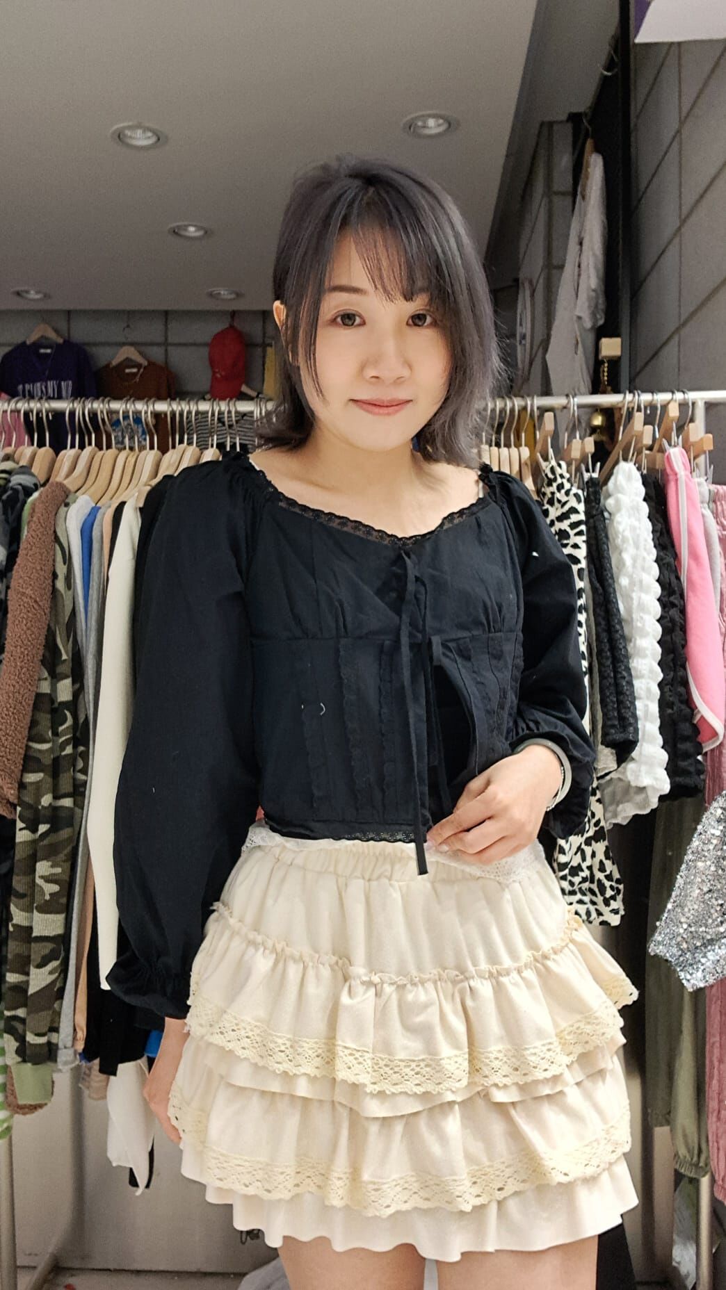 MS10AG 層層半截裙