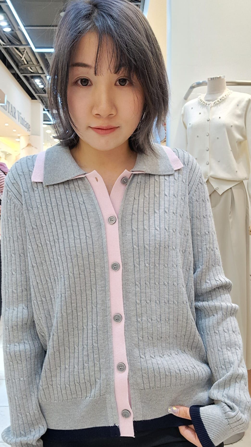 JC0309H POLO款 拼色領