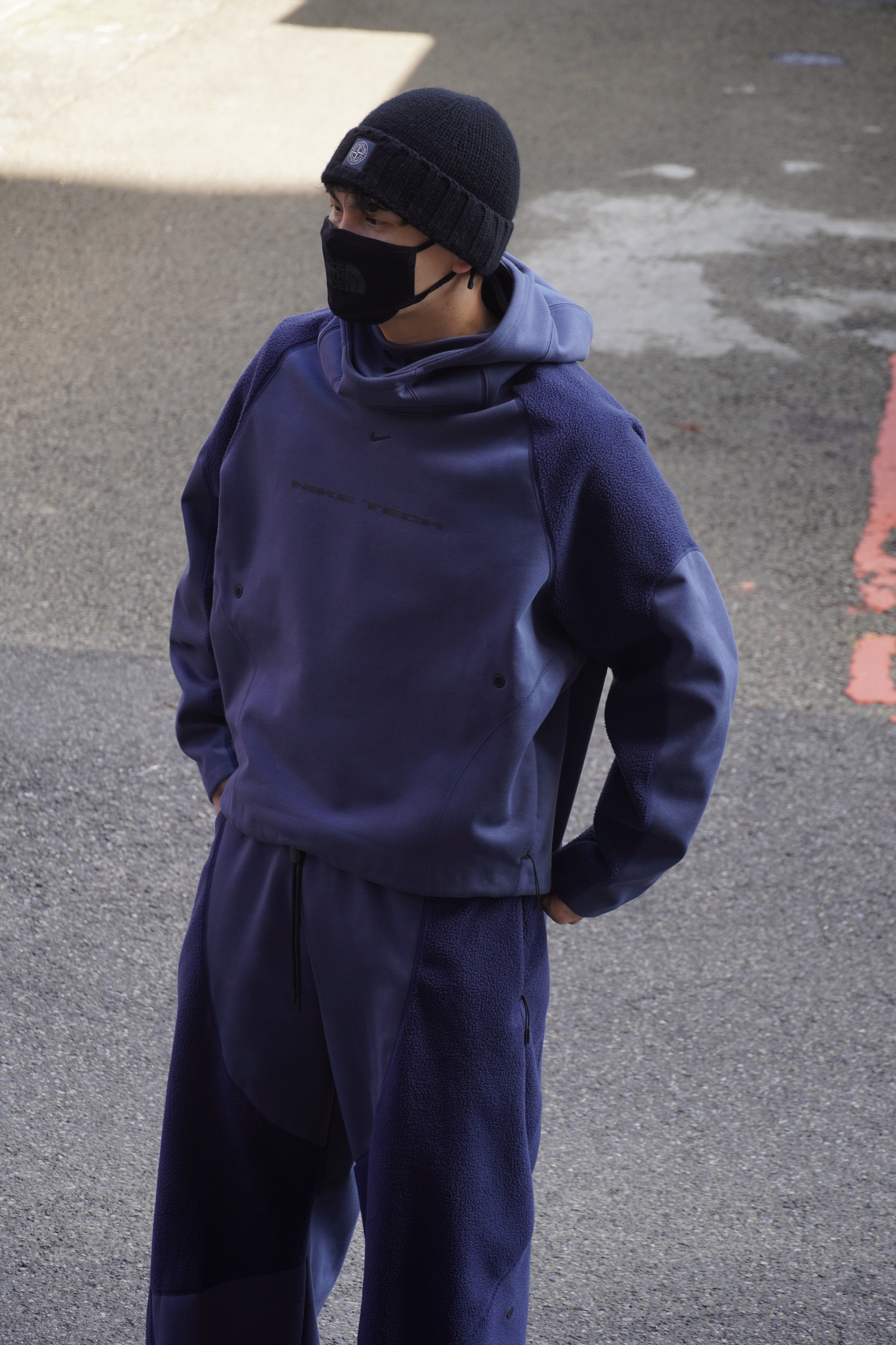 Nike Therma-FIT FW25 Tech Boreas 切爾西同款套裝 — 寬鬆連帽衛衣 & 親膚運動長褲