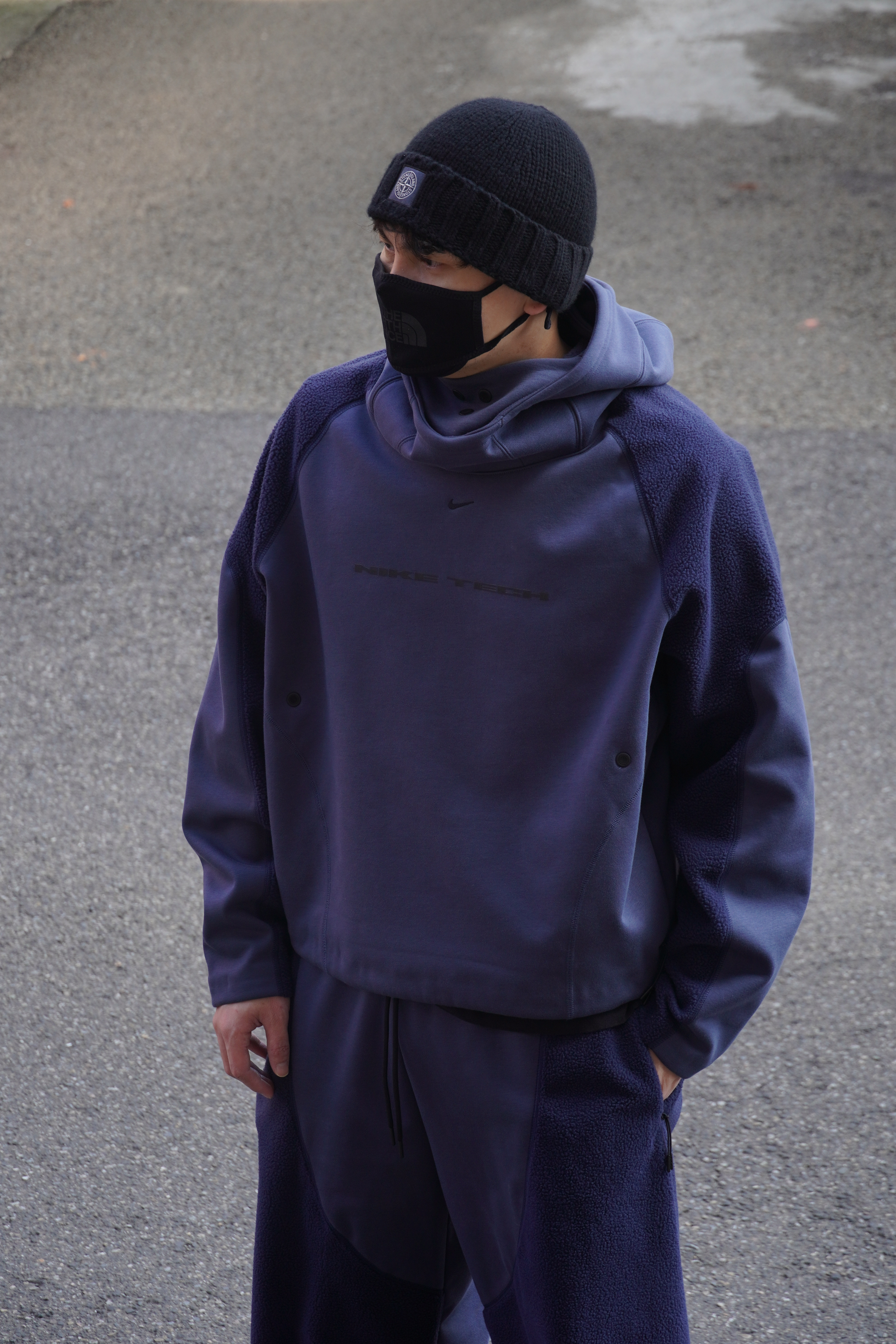 Nike Therma-FIT FW25 Tech Boreas 切爾西同款套裝 — 寬鬆連帽衛衣 & 親膚運動長褲