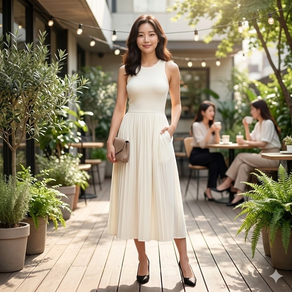 【預購】DKNY H022706 高級感長裙