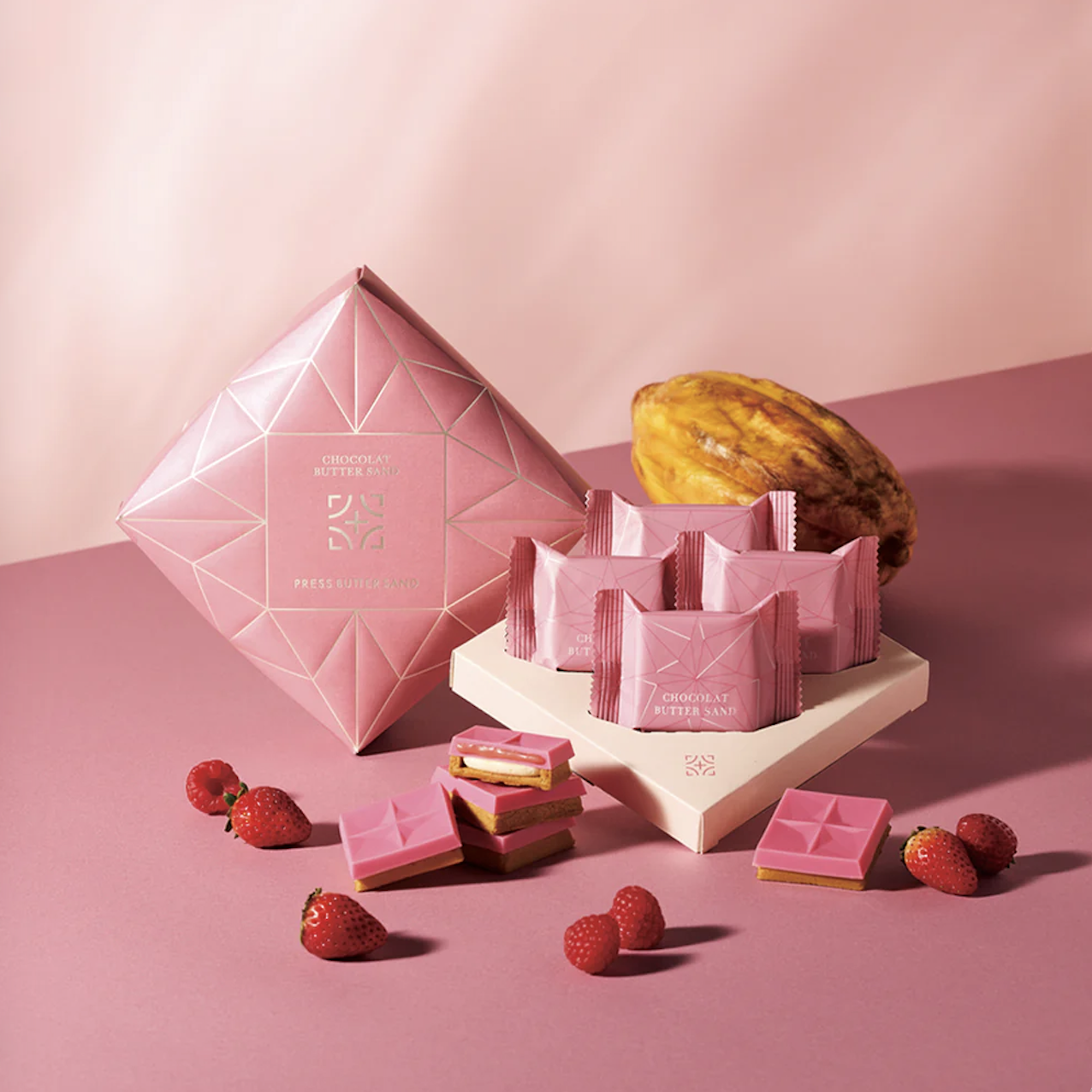Press Butter Sand｜莓果奶油朱古力