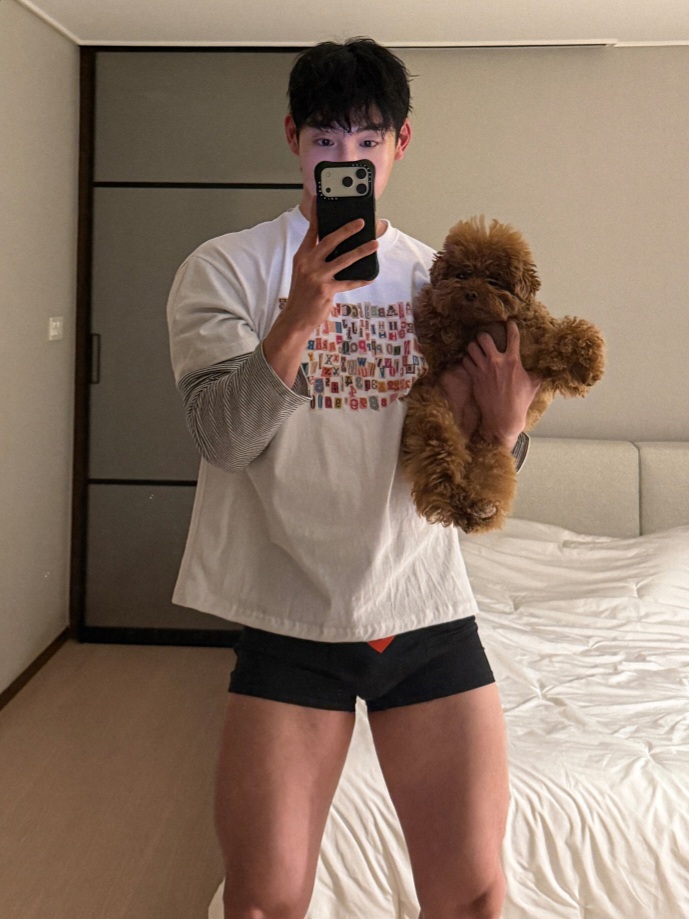 撞色層疊長袖T恤