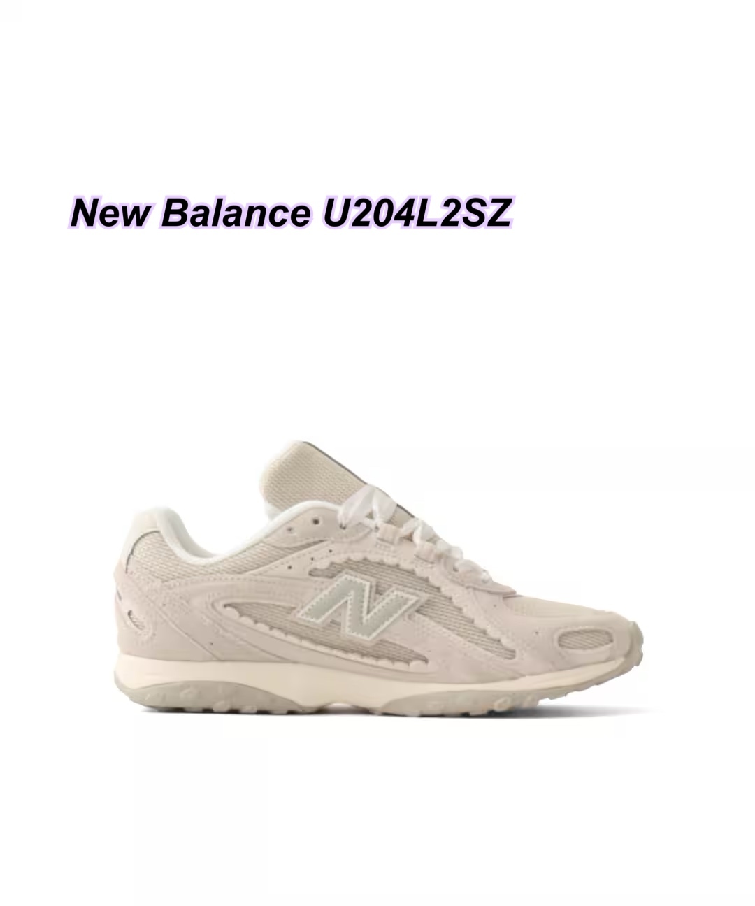 260310 New Balance U204L2SZ LIGHT BEIGE