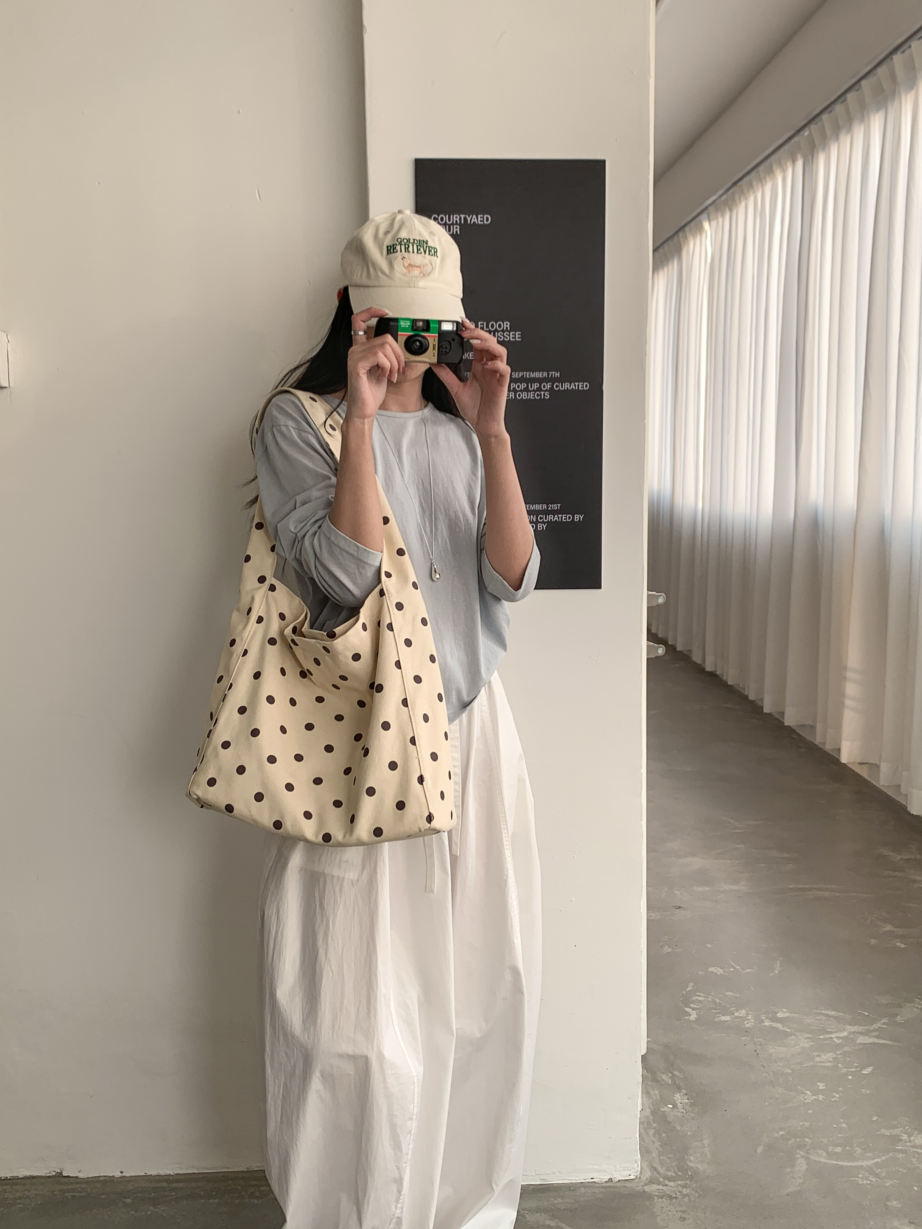 Me.gusta｜Soft Dot 鬆弛感點點肩背包