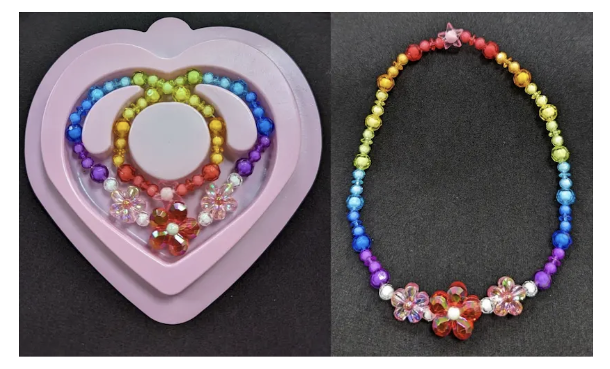 迪士尼公主 換裝紙娃娃-附項鍊