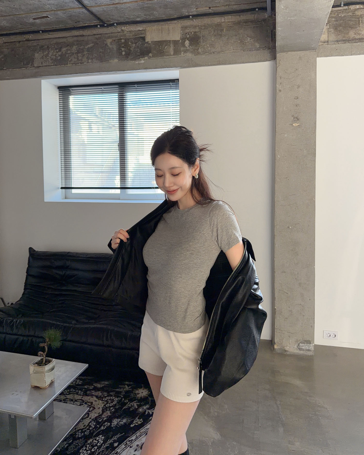 T3015 必囤4.0彈性棉TEE / 淺灰