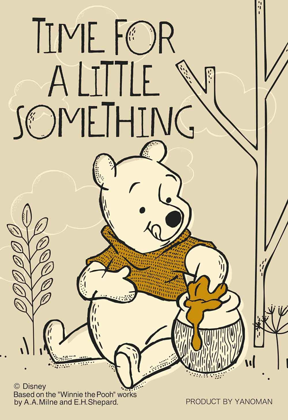 科潘復古拼圖/維尼 (迷你尺寸) (卡片款)