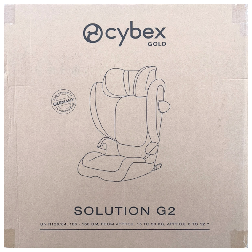日本 2025 Cybex Solution G2 可摺疊兒童汽車安全座椅 - Stormy Blue