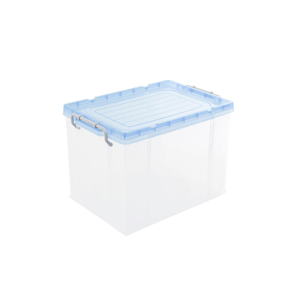 《真心良品》KEYWAY聯府 強固型掀蓋式透明整理箱19L-1入
