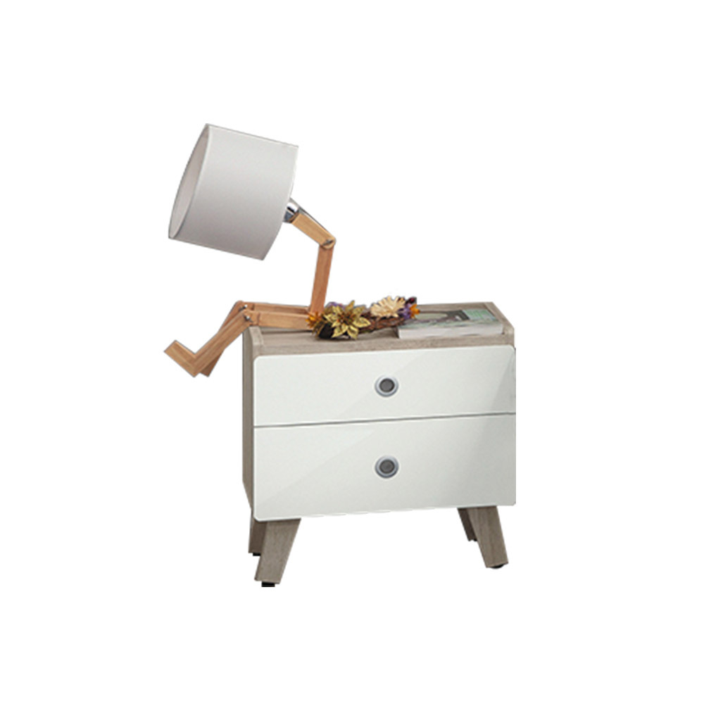 柏蒂家居-杰德1.5尺床頭櫃/二抽收納置物櫃