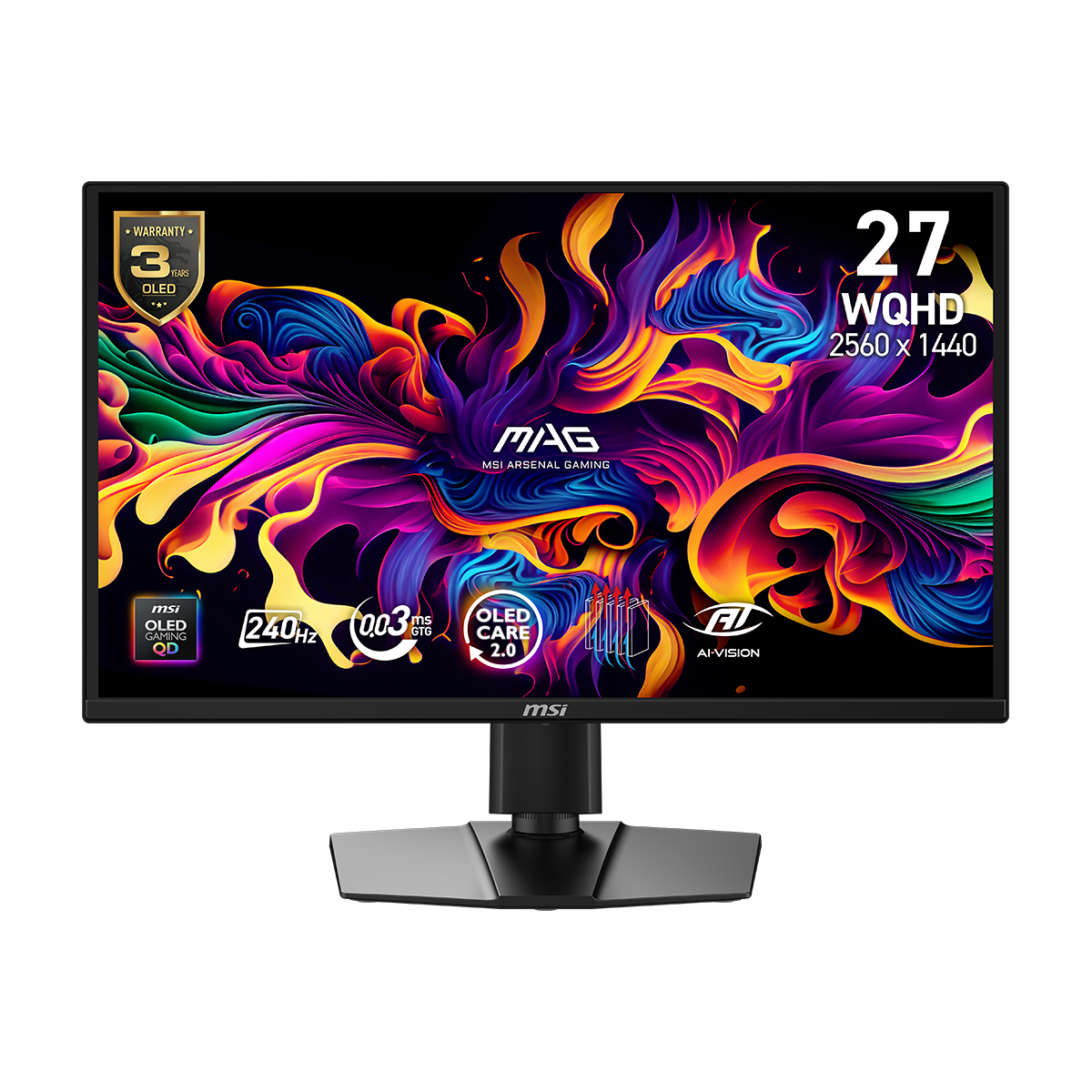 MSI MAG 272QP QD-OLED X24 美品 MSI MAG 272QP QD-OLED X24 | 27