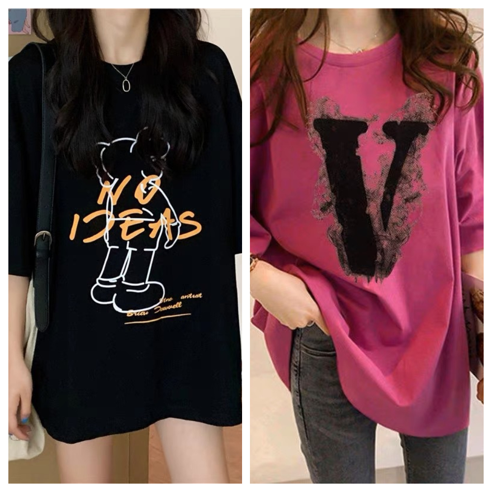 【ASister 小姊姊】AS0003#純棉上衣☆*潮流個性特輯*中長版短袖T恤(S-3XL)