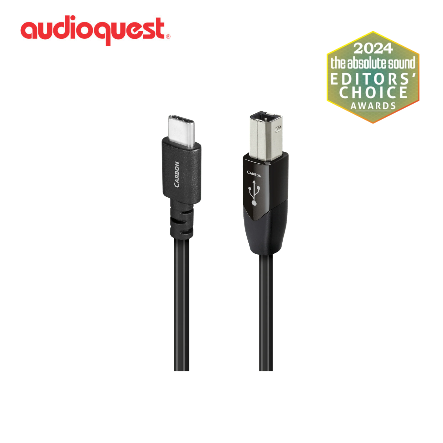 AudioQuest 碳纖 Carbon USB 線 (USB-C > B)