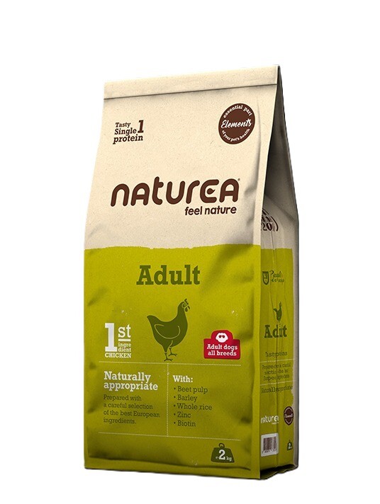 Naturea Elements系列 成犬糧．雞肉2kg/12kg