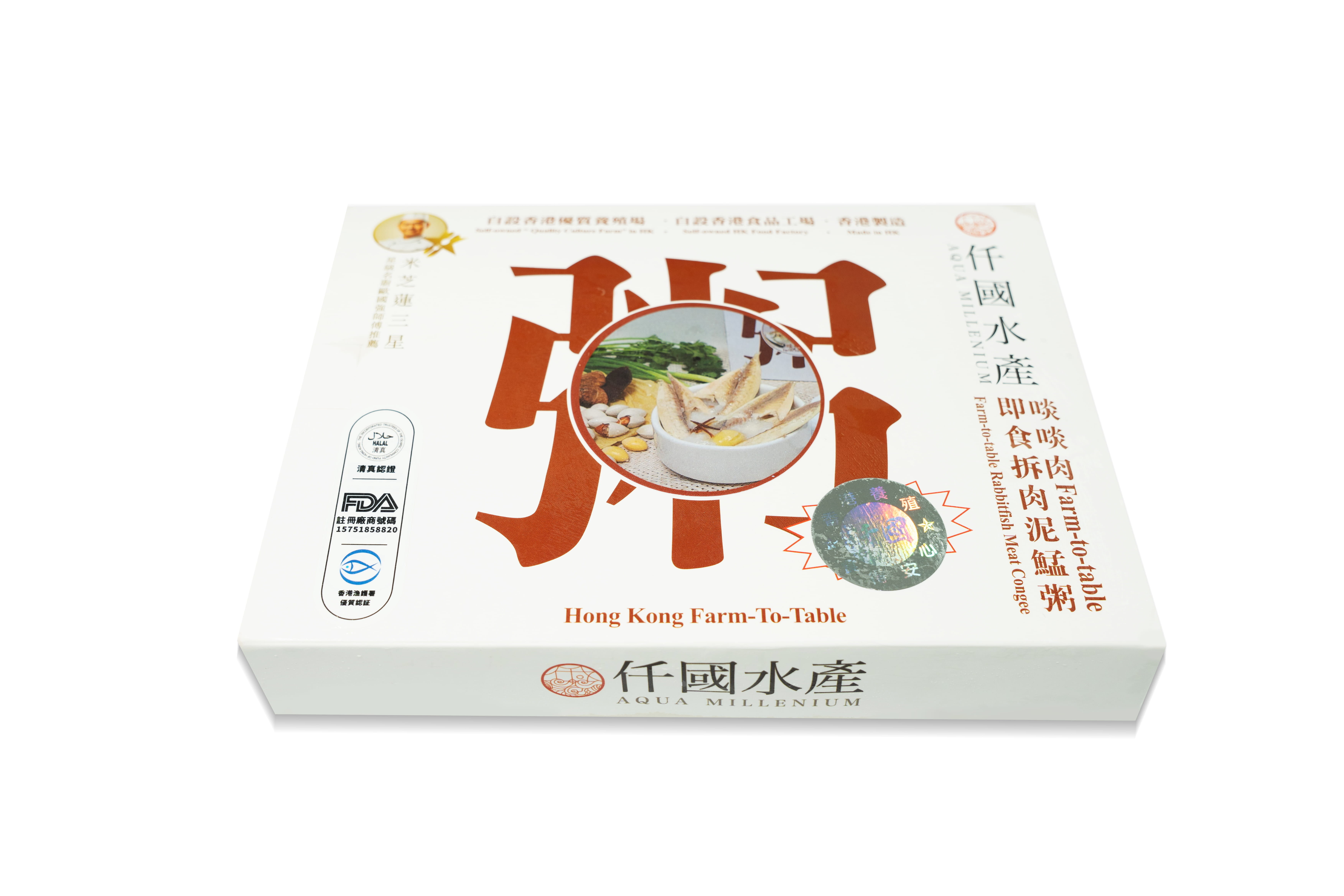 本地漁菜直銷專區- 仟國水產-啖啖肉 Farm-to-table 即食拆肉泥鯭粥 (200ml)