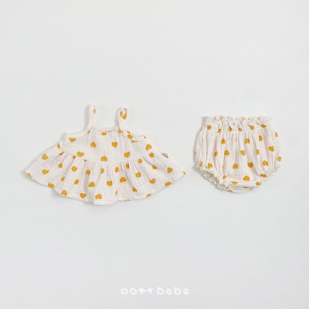 韓國🇰🇷OOTTBEBE 點綴南瓜套裝(BEBES-M)