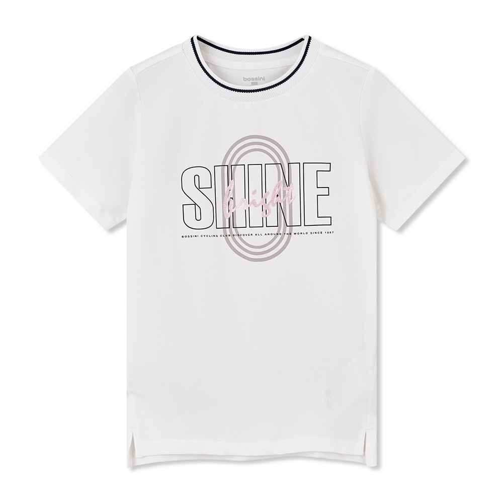 Girls Print Short Sleeves Tee