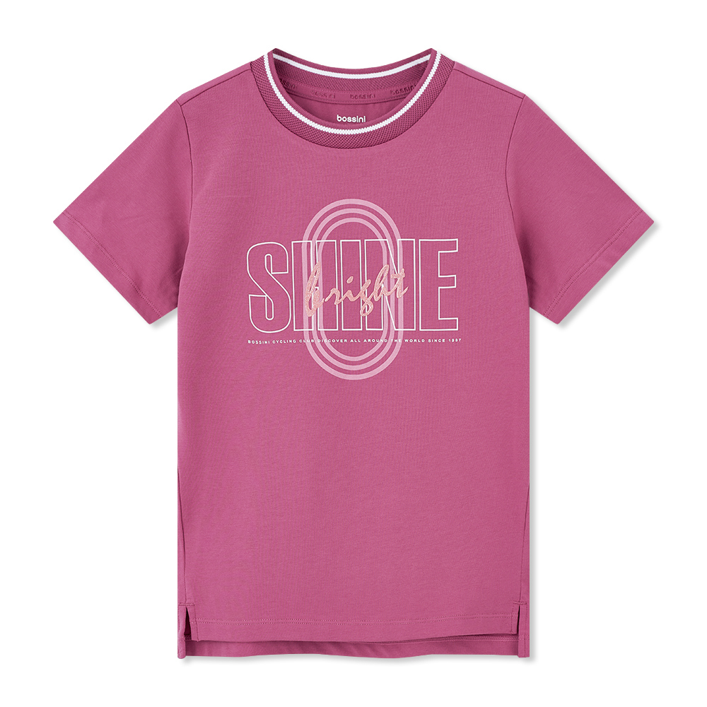 Girls Print Short Sleeves Tee