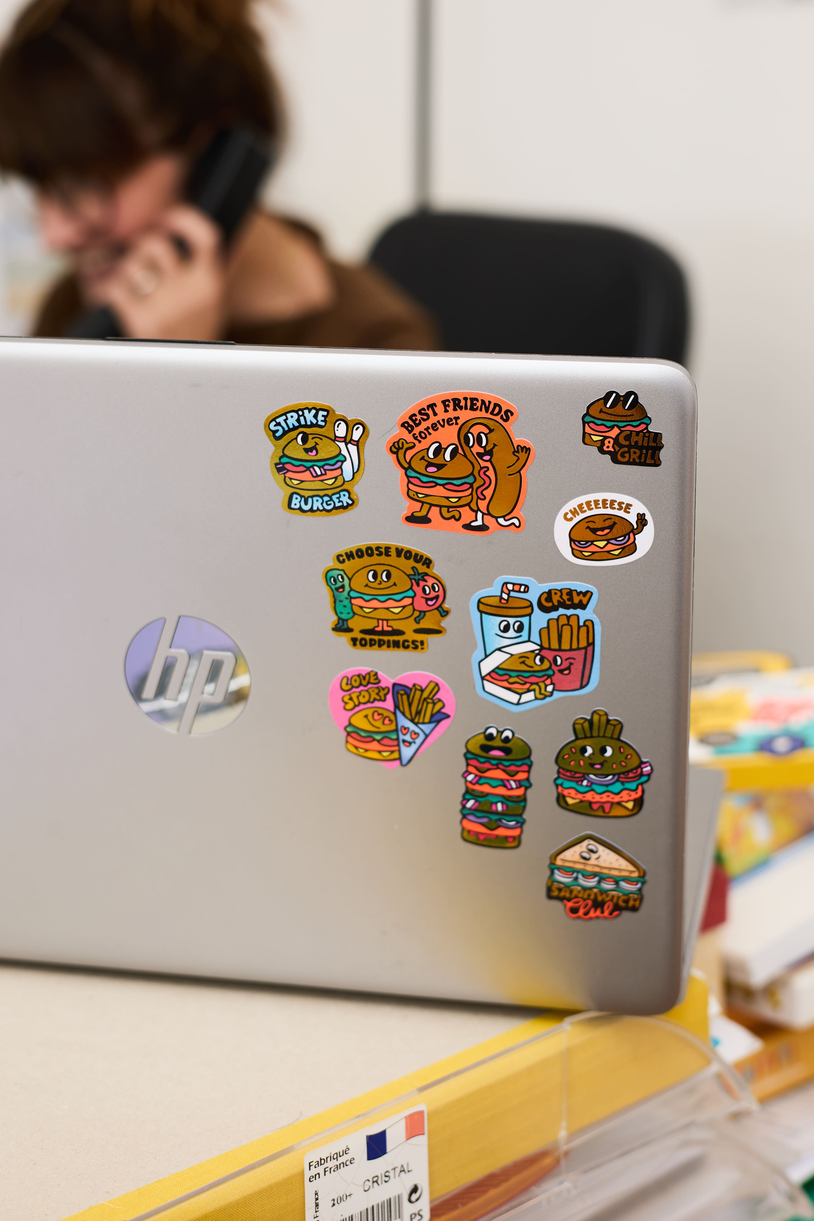 OMY 小小城市貼紙-漢堡餐館