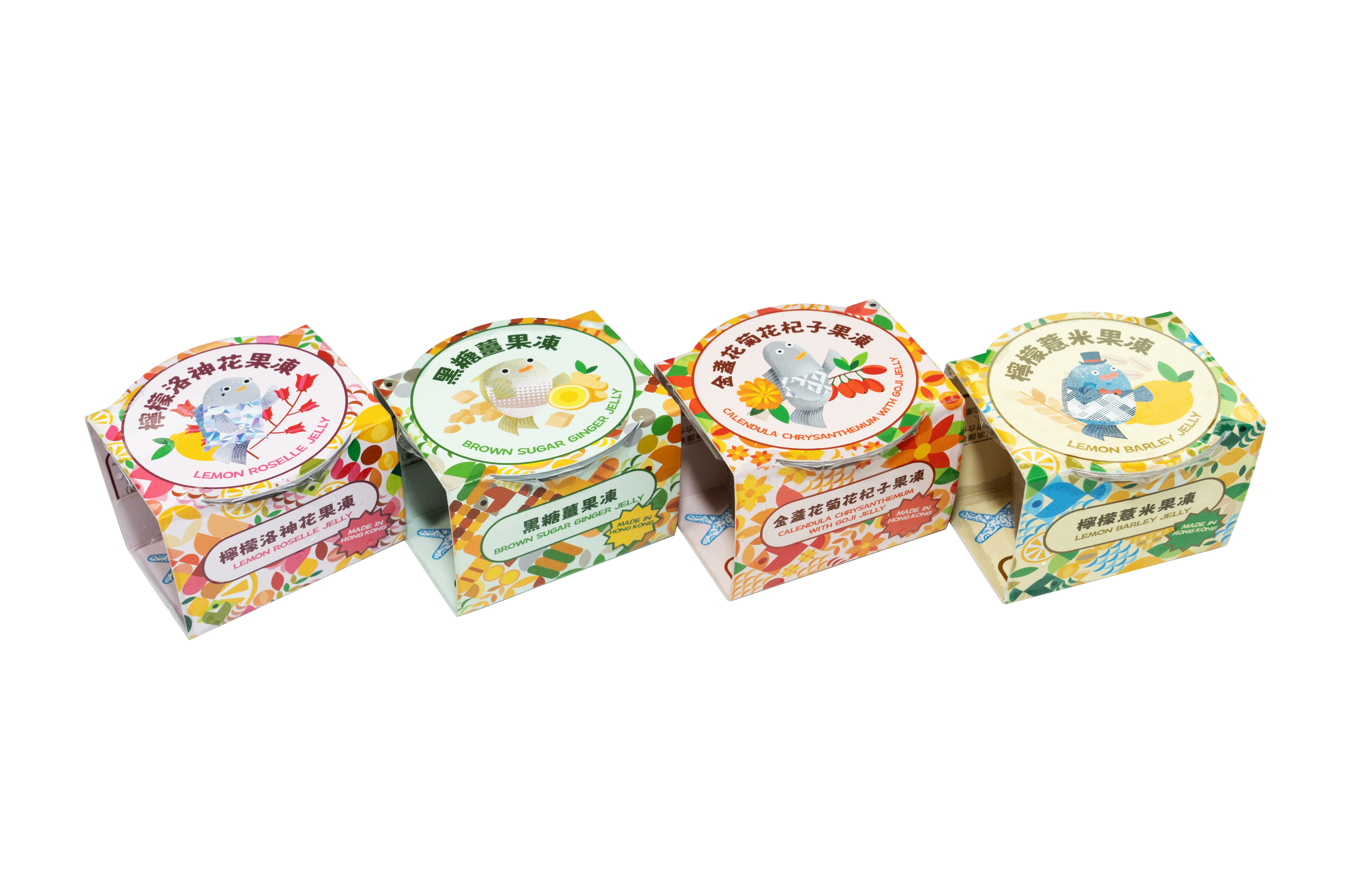 本地魚鱗果凍套餐 100g x 4 款-12 杯-須獨立下單