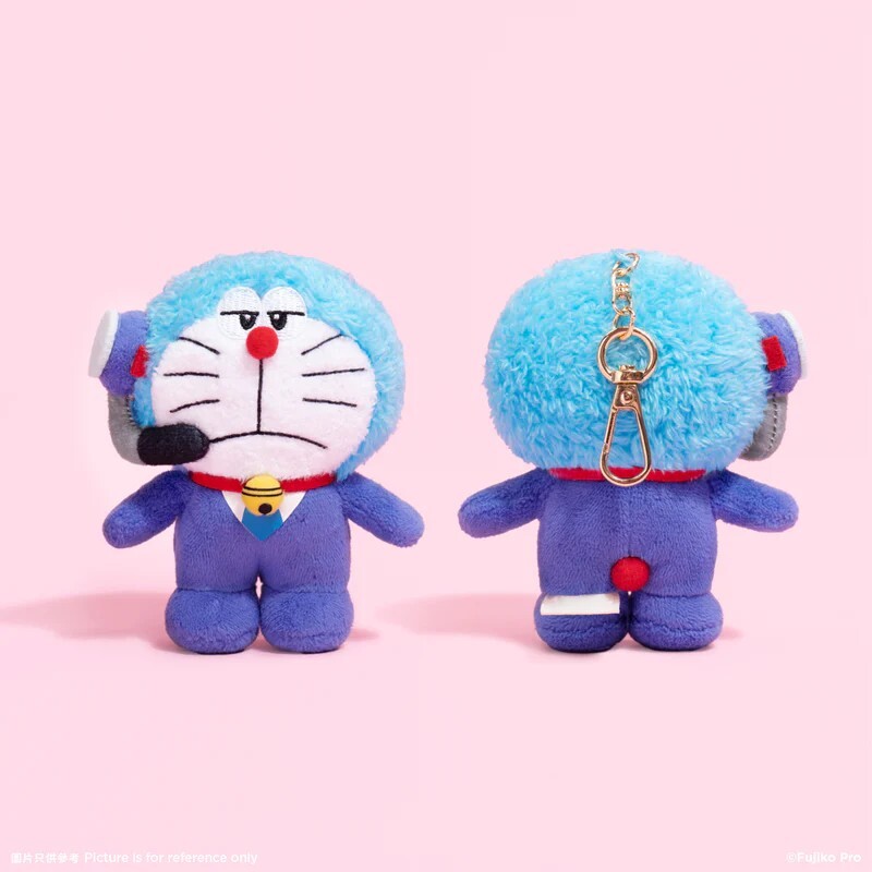 多啦A夢「間諜」毛絨鎖匙扣