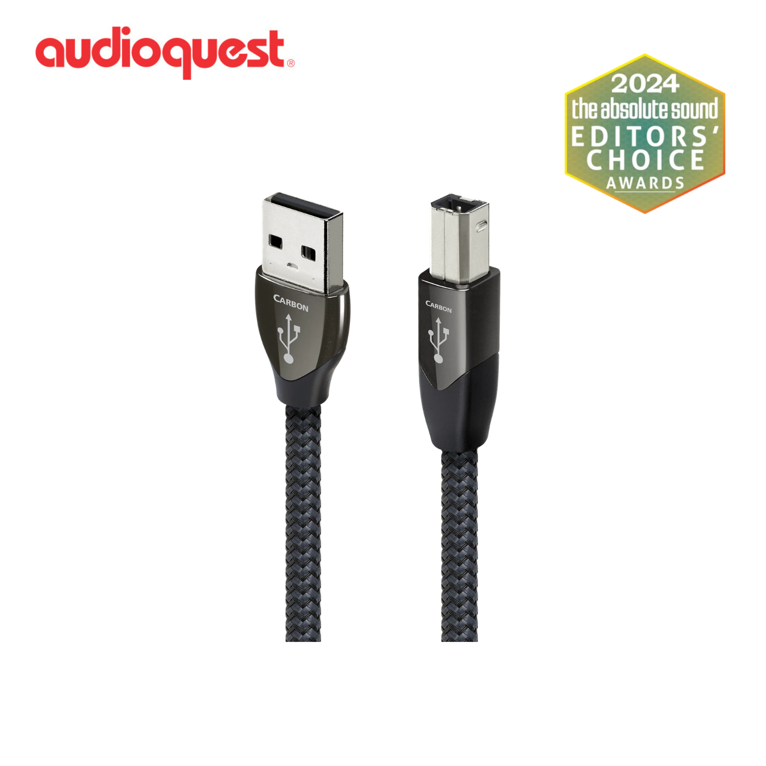 AudioQuest 碳纖 Carbon USB 線 (USB-A > B)